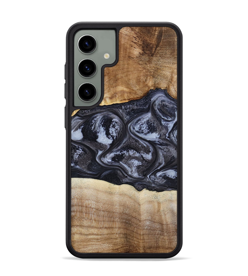 Galaxy S24 Plus Wood Phone Case - Jolene (Black & White, 808398)