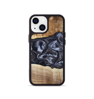 iPhone 13 mini Wood Phone Case - Jolene (Black & White, 808398)
