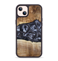 iPhone 14 Plus Wood Phone Case - Jolene (Black & White, 808398)