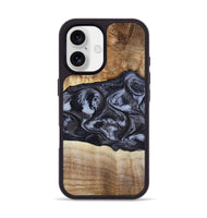 iPhone 17 Wood Phone Case - Jolene (Black & White, 808398)