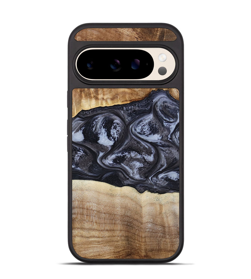 Pixel 10 Pro Wood Phone Case - Jolene (Black & White, 808398)