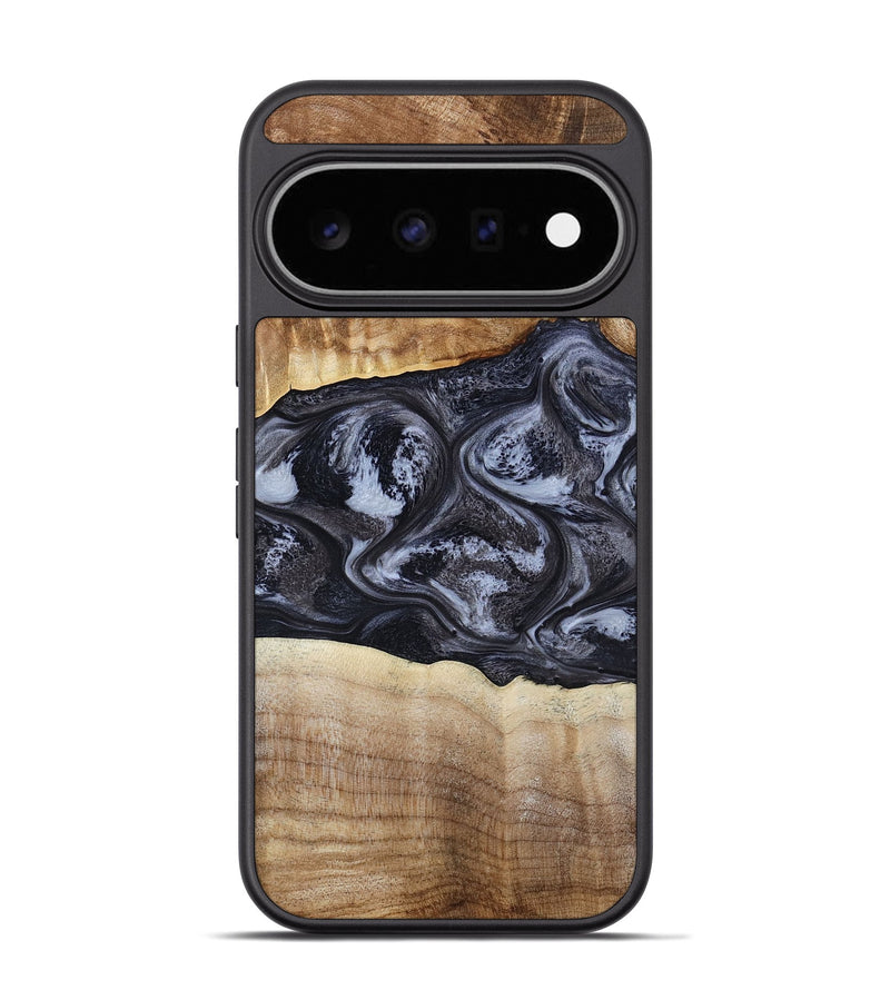Pixel 11 Pro Wood Phone Case - Jolene (Black & White, 808398)