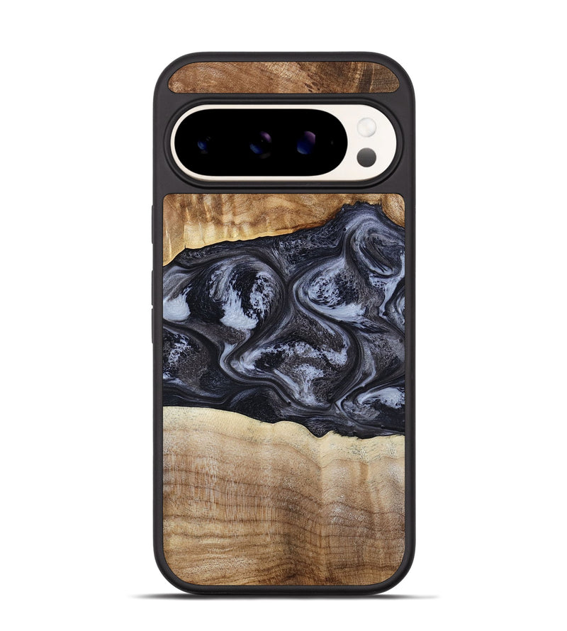 Pixel 9 Pro Wood Phone Case - Jolene (Black & White, 808398)