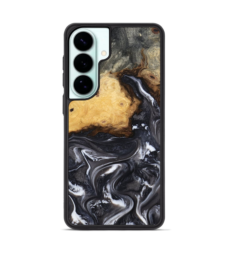Galaxy S26 Plus Wood Phone Case - Kelsie (Black & White, 808405)