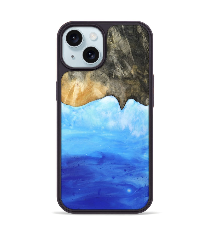 iPhone 15 Wood Phone Case - Wm (Coastal, 808425)