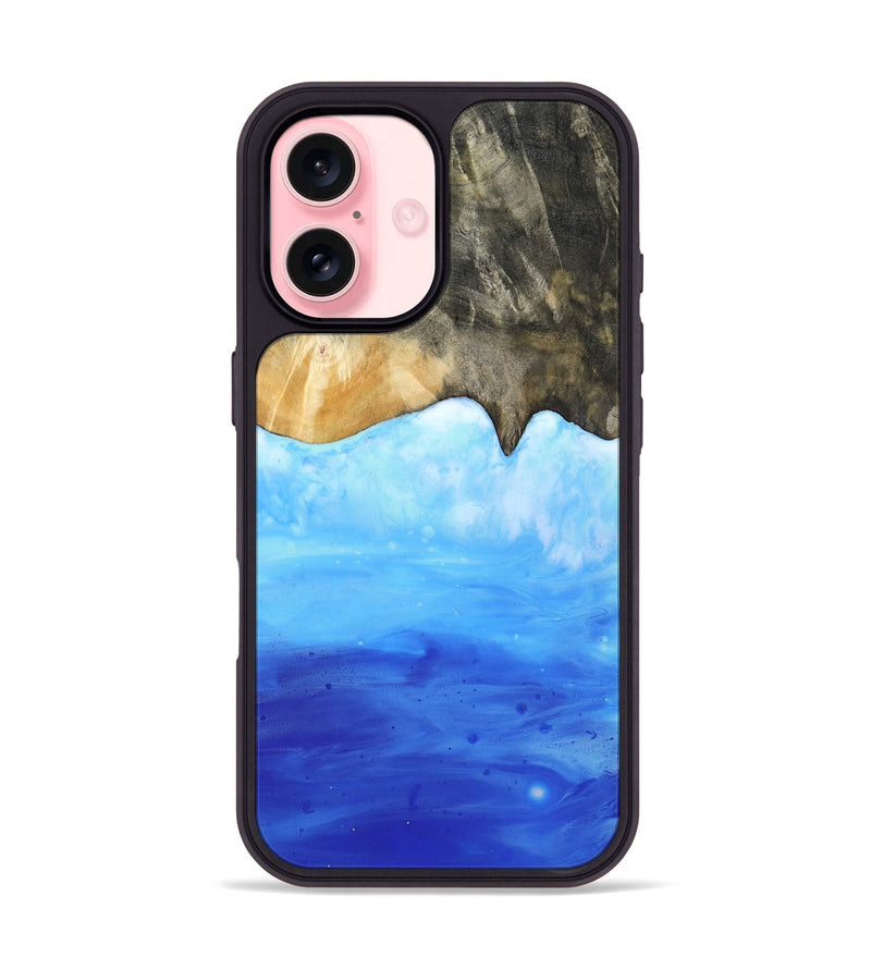 iPhone 16 Wood Phone Case - Wm (Coastal, 808425)