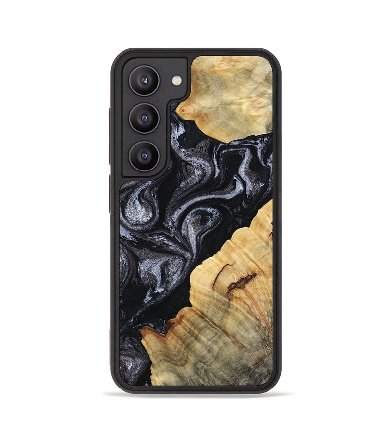 Galaxy S23 Wood Phone Case - Kenisha (Black & White, 808457)