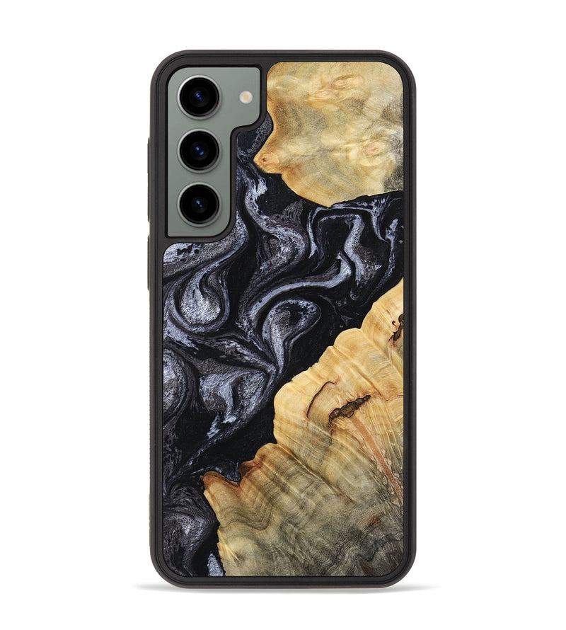 Galaxy S23 Plus Wood Phone Case - Kenisha (Black & White, 808457)