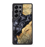 Galaxy S25 Ultra Wood Phone Case - Kenisha (Black & White, 808457)
