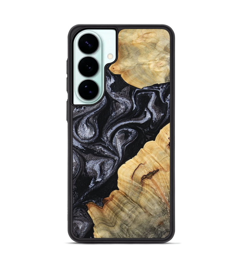 Galaxy S26 Plus Wood Phone Case - Kenisha (Black & White, 808457)