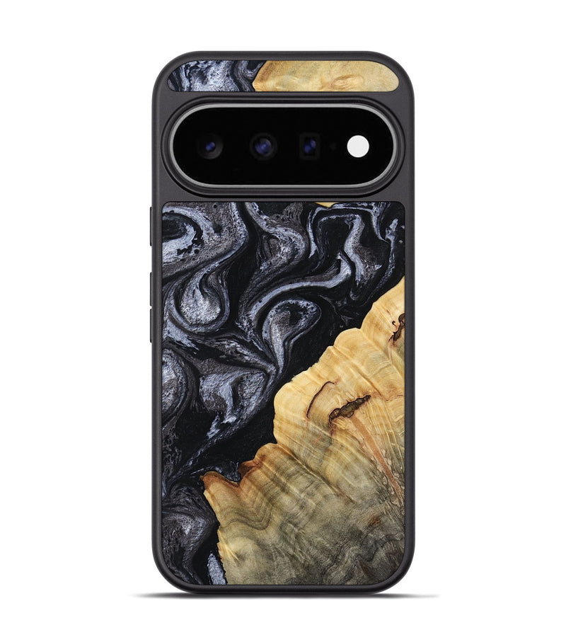 Pixel 11 Pro Wood Phone Case - Kenisha (Black & White, 808457)