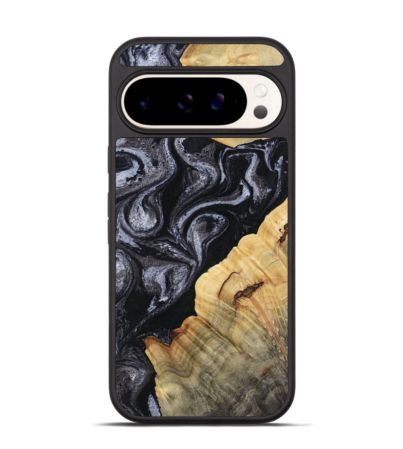 Pixel 9 Wood Phone Case - Kenisha (Black & White, 808457)