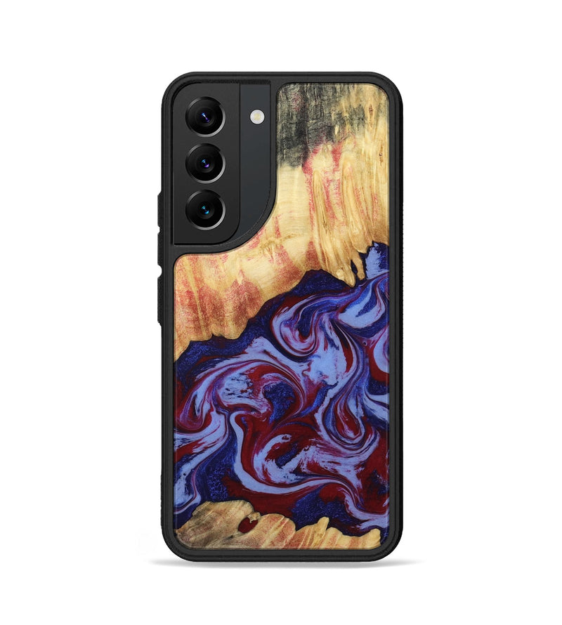 Galaxy S22 Wood Phone Case - Kara (Red, 808461)