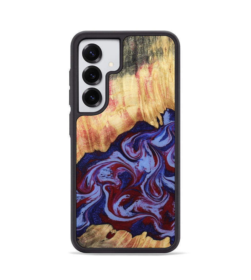 Galaxy S25 Wood Phone Case - Kara (Red, 808461)