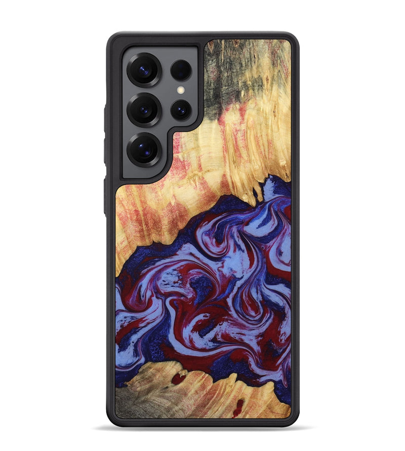 Galaxy S25 Ultra Wood Phone Case - Kara (Red, 808461)