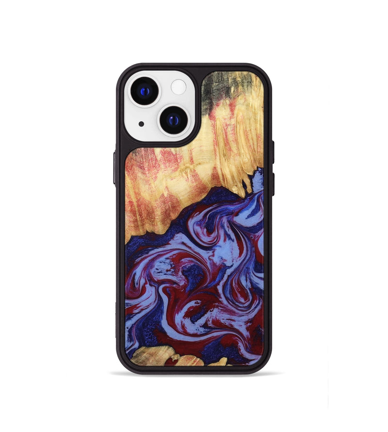 iPhone 13 mini Wood Phone Case - Kara (Red, 808461)