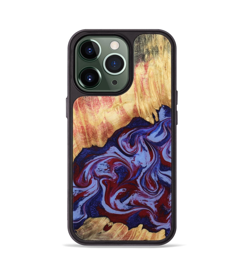 iPhone 13 Pro Wood Phone Case - Kara (Red, 808461)