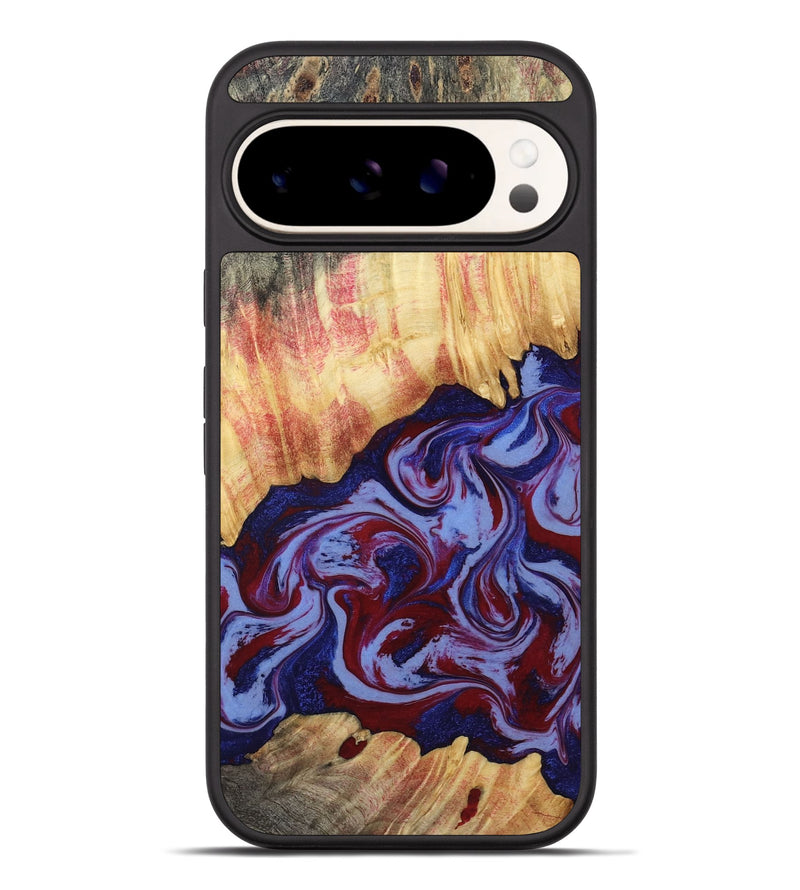 Pixel 9 Pro XL Wood Phone Case - Kara (Red, 808461)