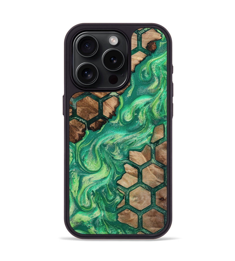 iPhone 15 Pro Wood Phone Case - Keith (Pattern, 808478)