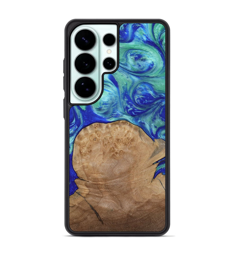 Galaxy S26 Ultra Wood Phone Case - Mettie (Blue, 808502)