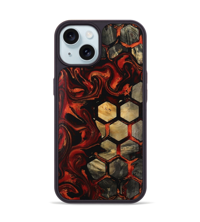 iPhone 15 Wood Phone Case - Kristy (Pattern, 808503)