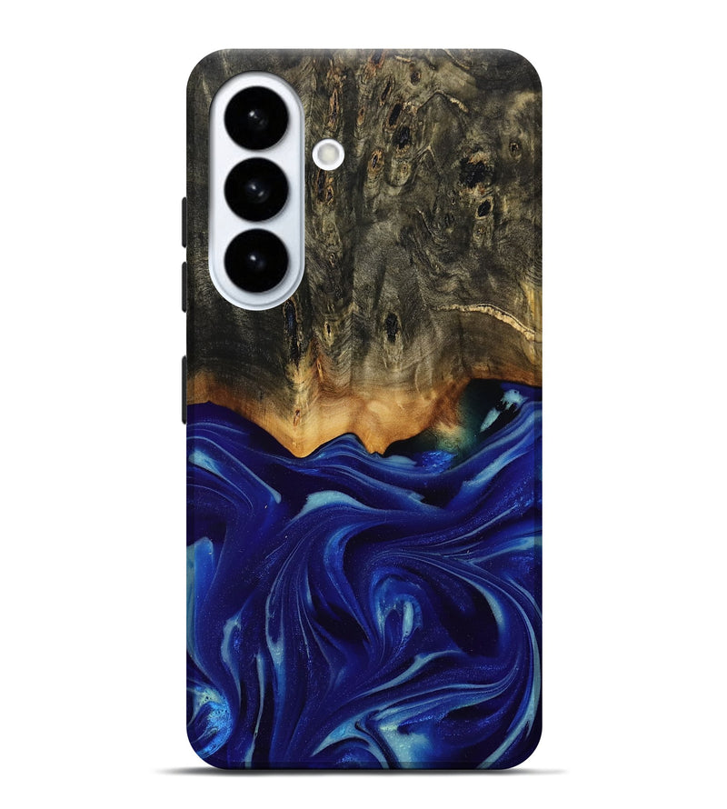 Galaxy S26 Plus Wood Live Edge Phone Case - Luis (Blue, 808543)