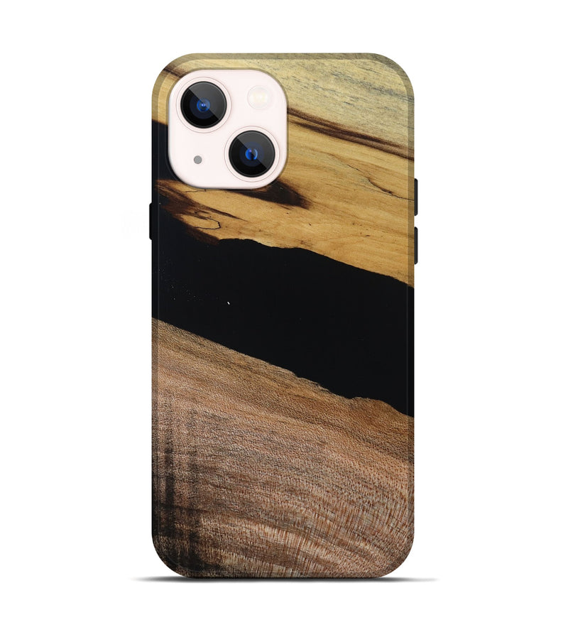 iPhone 14 Wood Live Edge Phone Case - Brent (Wood Burl, 808557)