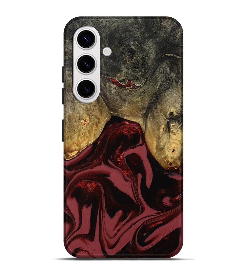 Galaxy S25 Plus Wood Live Edge Phone Case - Dalton (Red, 808561)
