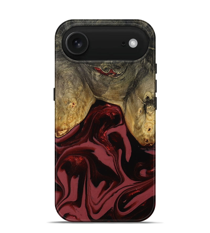 iPhone 17 Air Wood Live Edge Phone Case - Dalton (Red, 808561)