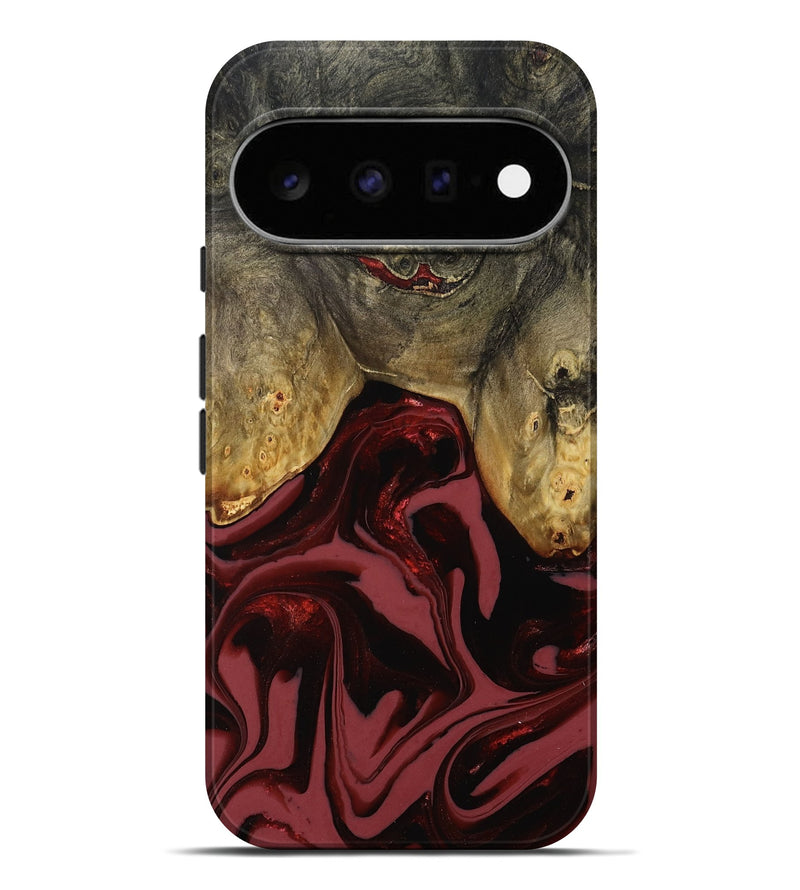 Pixel 11 Pro XL Wood Live Edge Phone Case - Dalton (Red, 808561)