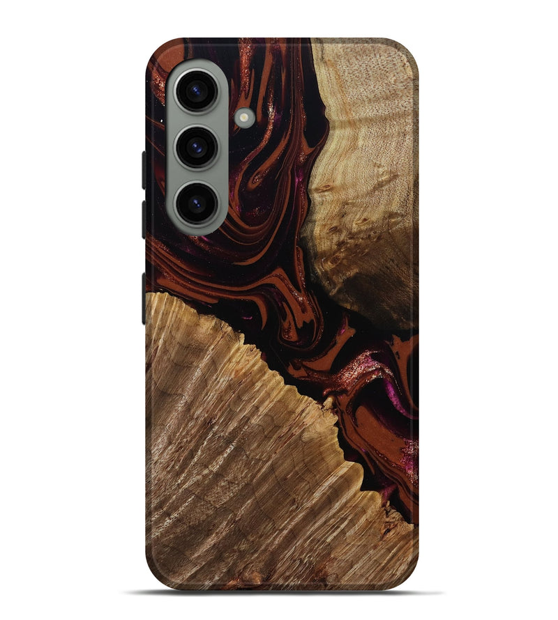 Galaxy S24 Plus Wood Live Edge Phone Case - Lue (Red, 808567)
