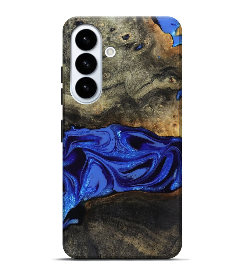 Galaxy S26 Plus Wood Live Edge Phone Case - Braden (Blue, 808580)