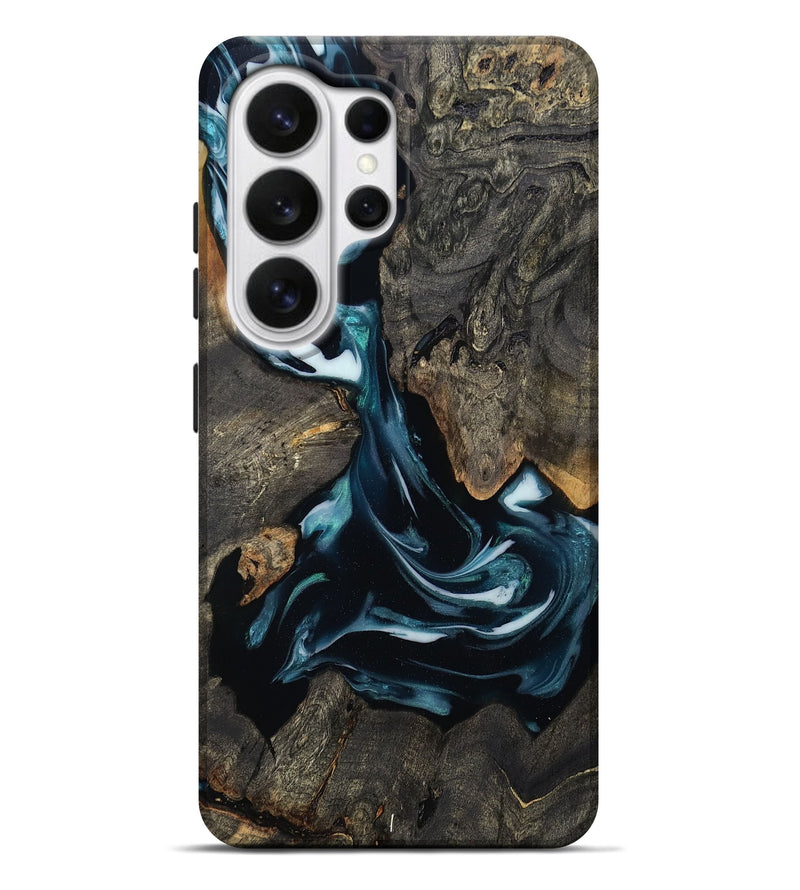 Galaxy S26 Ultra Wood Live Edge Phone Case - Jordan (Blue, 808594)
