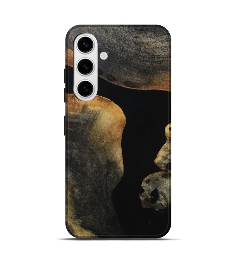Galaxy S25 Wood Live Edge Phone Case - Salina (Wood Burl, 808601)