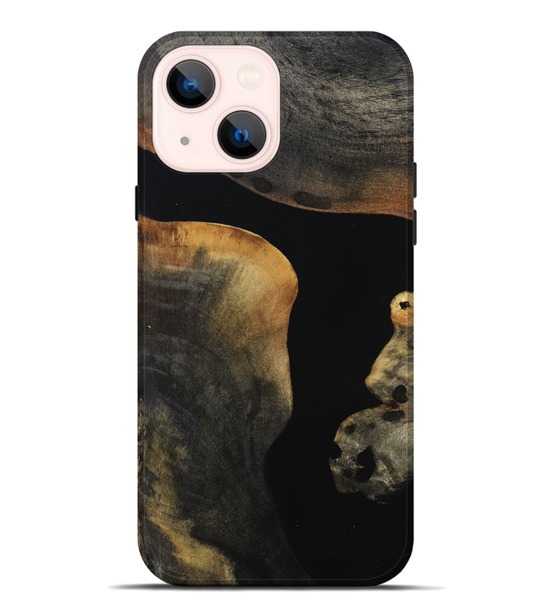 iPhone 14 Plus Wood Live Edge Phone Case - Salina (Wood Burl, 808601)