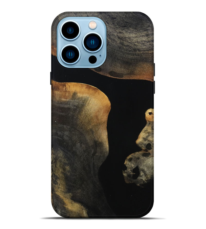 iPhone 14 Pro Max Wood Live Edge Phone Case - Salina (Wood Burl, 808601)