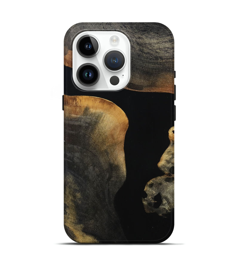 iPhone 15 Pro Wood Live Edge Phone Case - Salina (Wood Burl, 808601)