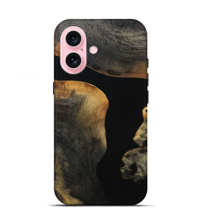 iPhone 17 Wood Live Edge Phone Case - Salina (Wood Burl, 808601)