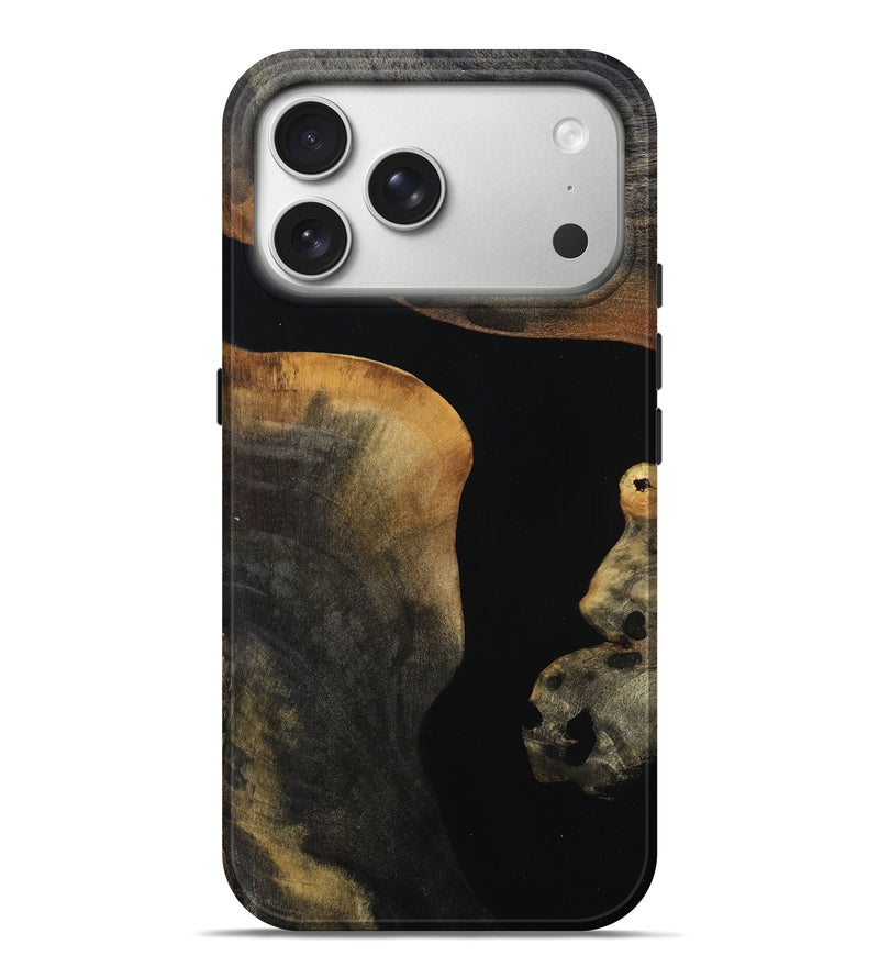 iPhone 17 Pro Max Wood Live Edge Phone Case - Salina (Wood Burl, 808601)