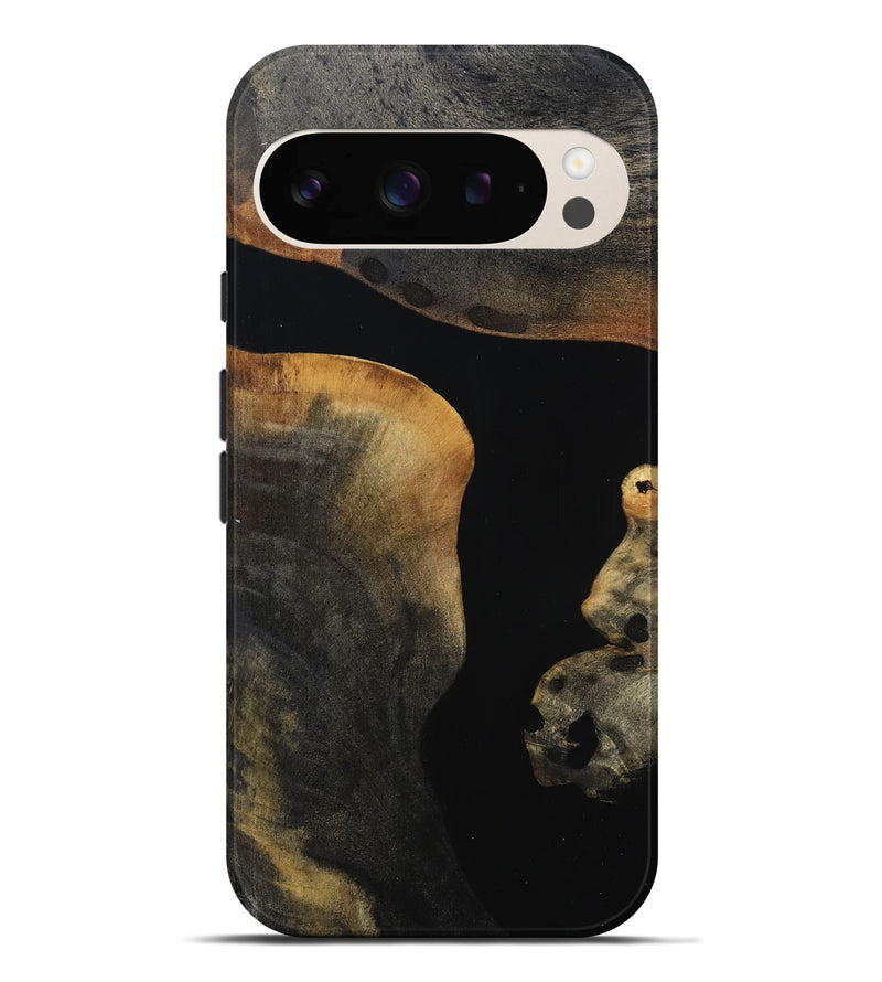Pixel 9 Pro XL Wood Live Edge Phone Case - Salina (Wood Burl, 808601)