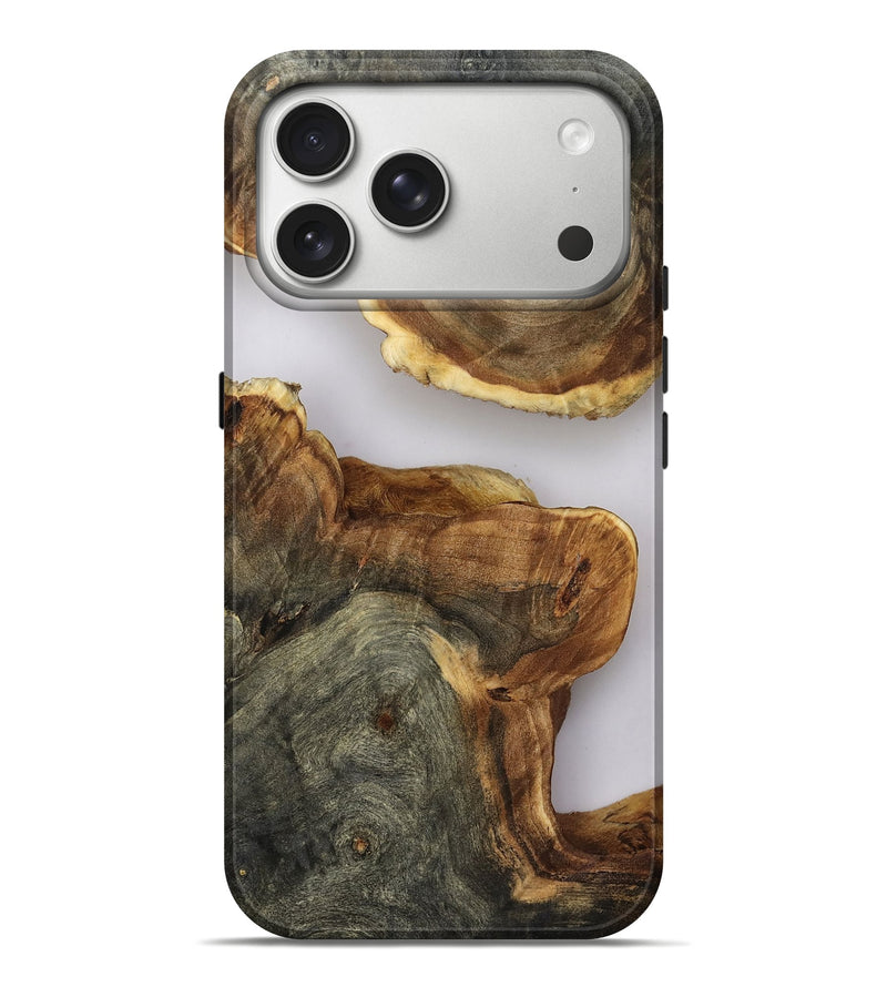 iPhone 17 Pro Max Wood Live Edge Phone Case - Braxton (Clear, 808606)