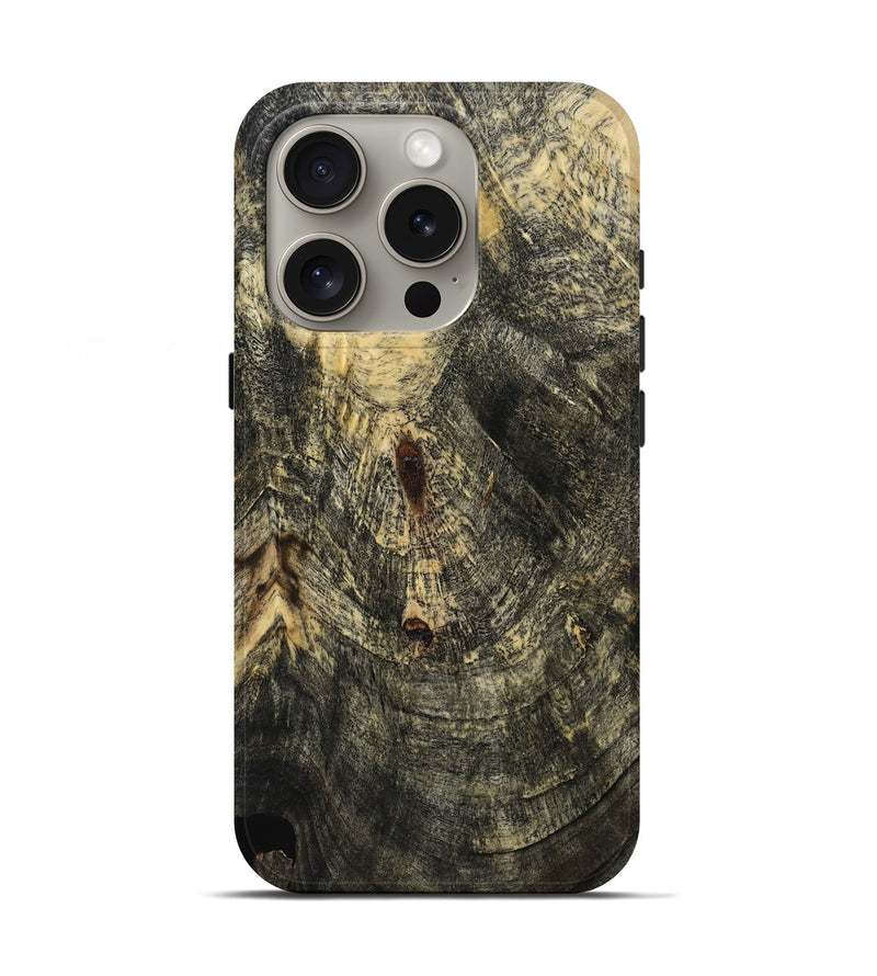 iPhone 16 Pro Wood Live Edge Phone Case - Austen (Wood Burl, 808615)