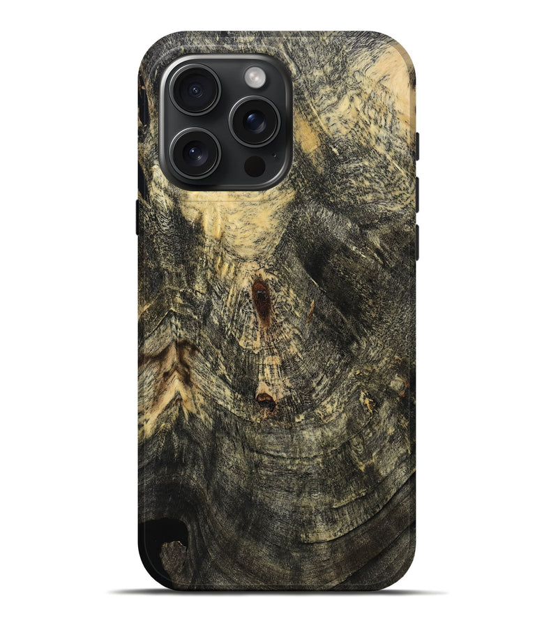 iPhone 16 Pro Max Wood Live Edge Phone Case - Austen (Wood Burl, 808615)