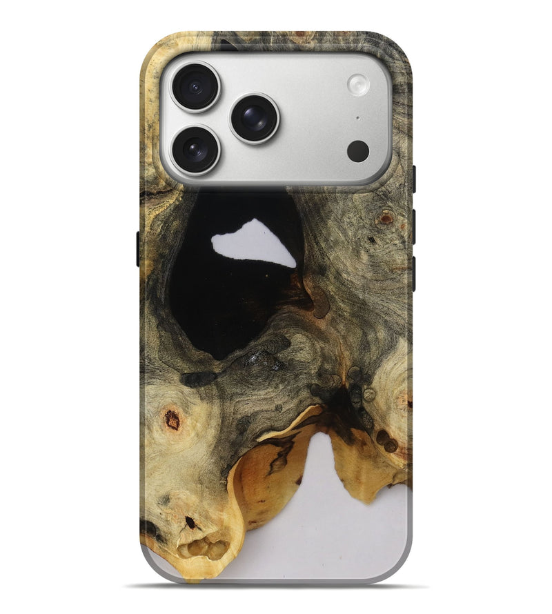 iPhone 17 Pro Max Wood Live Edge Phone Case - Arlene (Clear, 808621)
