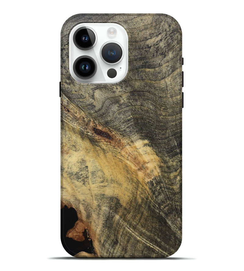 iPhone 15 Pro Max Wood Live Edge Phone Case - Ofelia (Wood Burl, 808627)