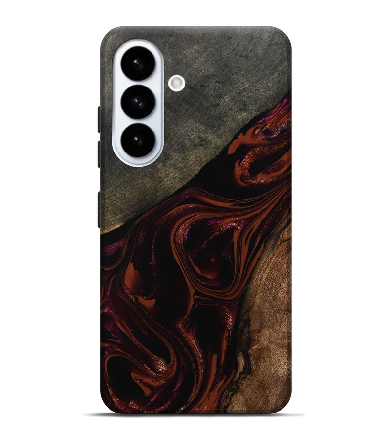 Galaxy S26 Plus Wood Live Edge Phone Case - Hassan (Red, 808631)
