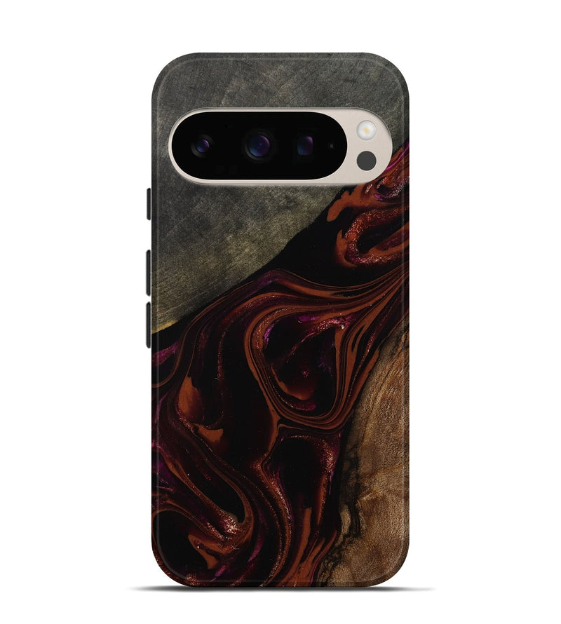 Pixel 10 Wood Live Edge Phone Case - Hassan (Red, 808631)