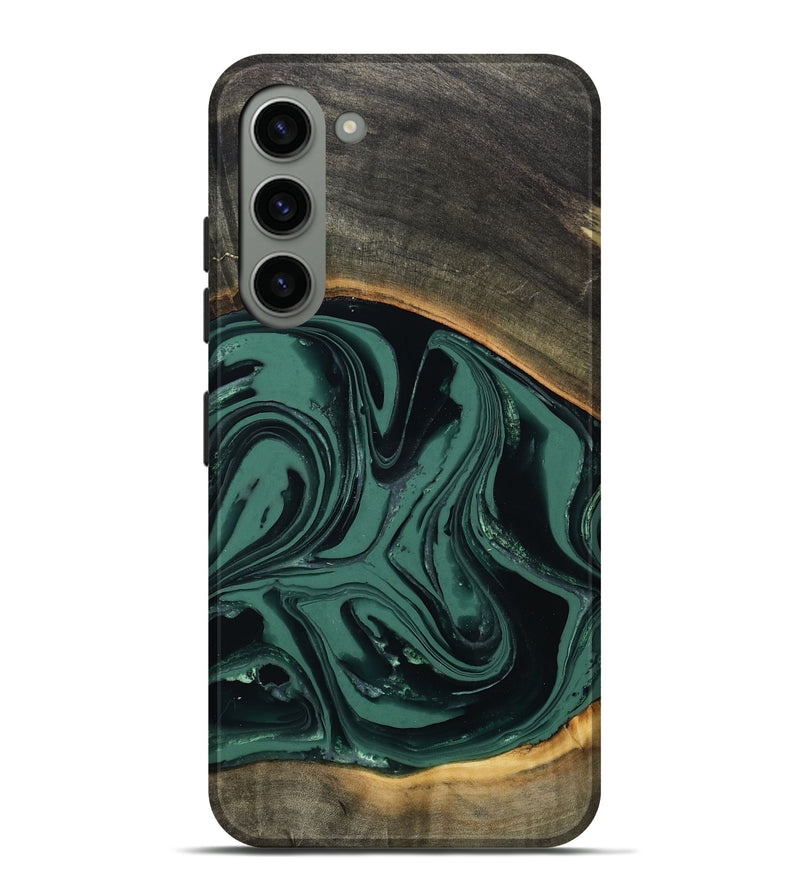 Galaxy S23 Plus Wood Live Edge Phone Case - Zen (Green, 808645)