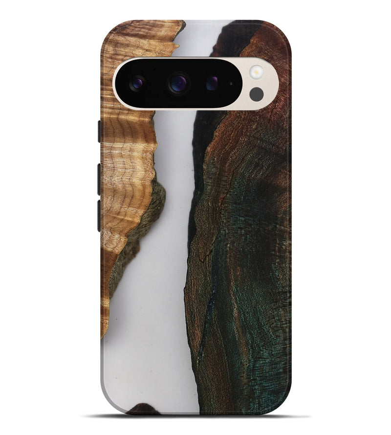 Pixel 9 Pro XL Wood Live Edge Phone Case - Rob (Clear, 808646)