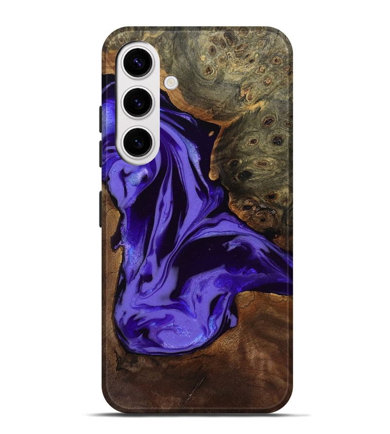 Galaxy S25 Plus Wood Live Edge Phone Case - Adell (Purple, 808660)